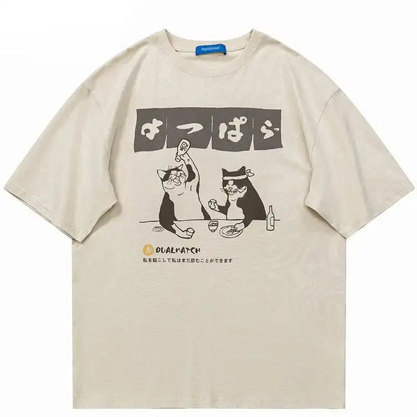 Izakaya Cats Retro Tee